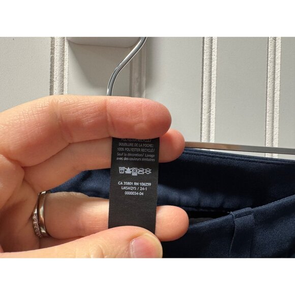 Lululemon Navy Blue ABC Classic 5 Pocket Trouser Pant LM5AQYS Men Size 33 - Picture 2 of 6